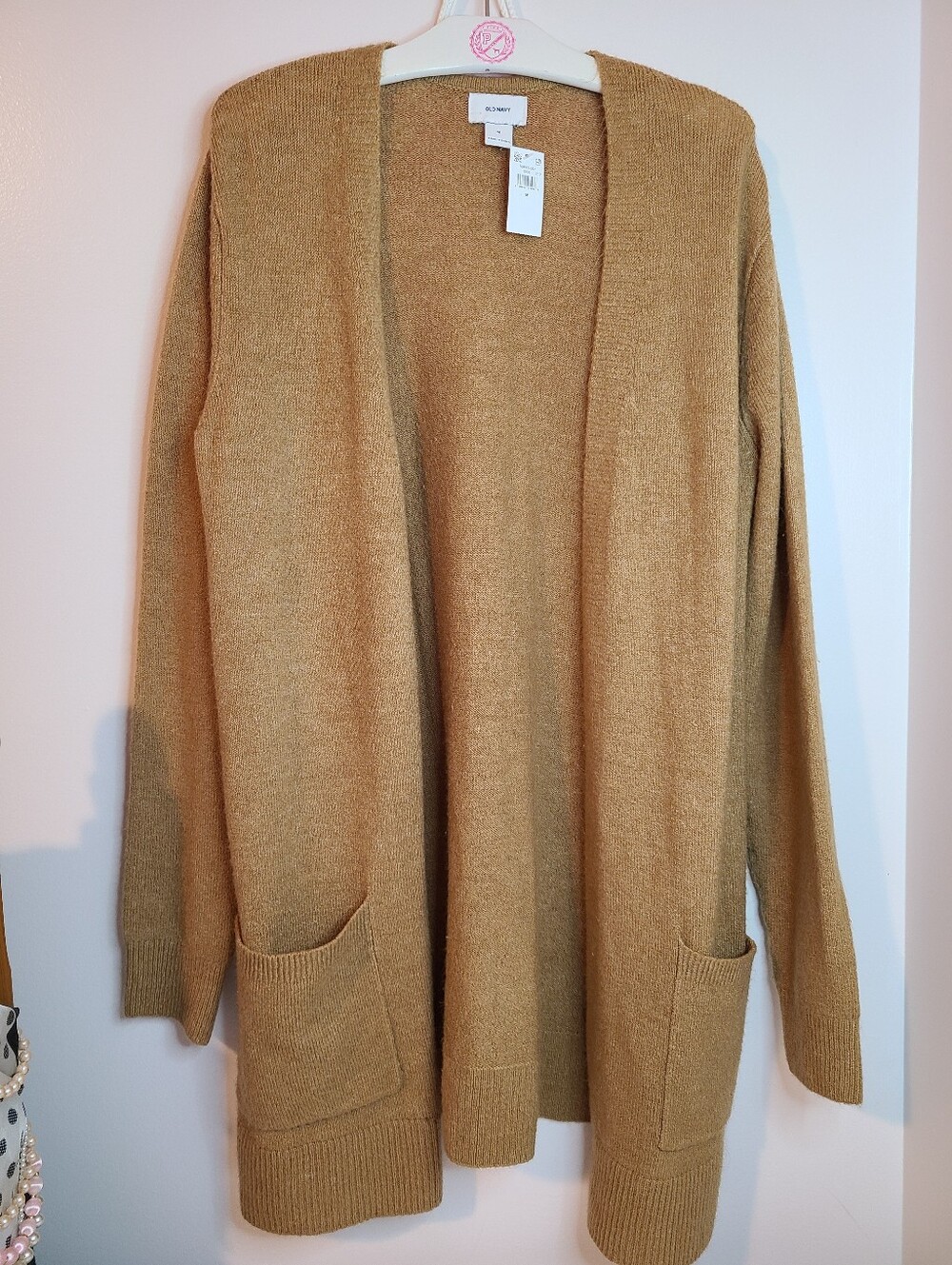 Old Navy Cozy Open-Front Women's Cardigan Sweater in Camel Size M - Picture 5 of 8